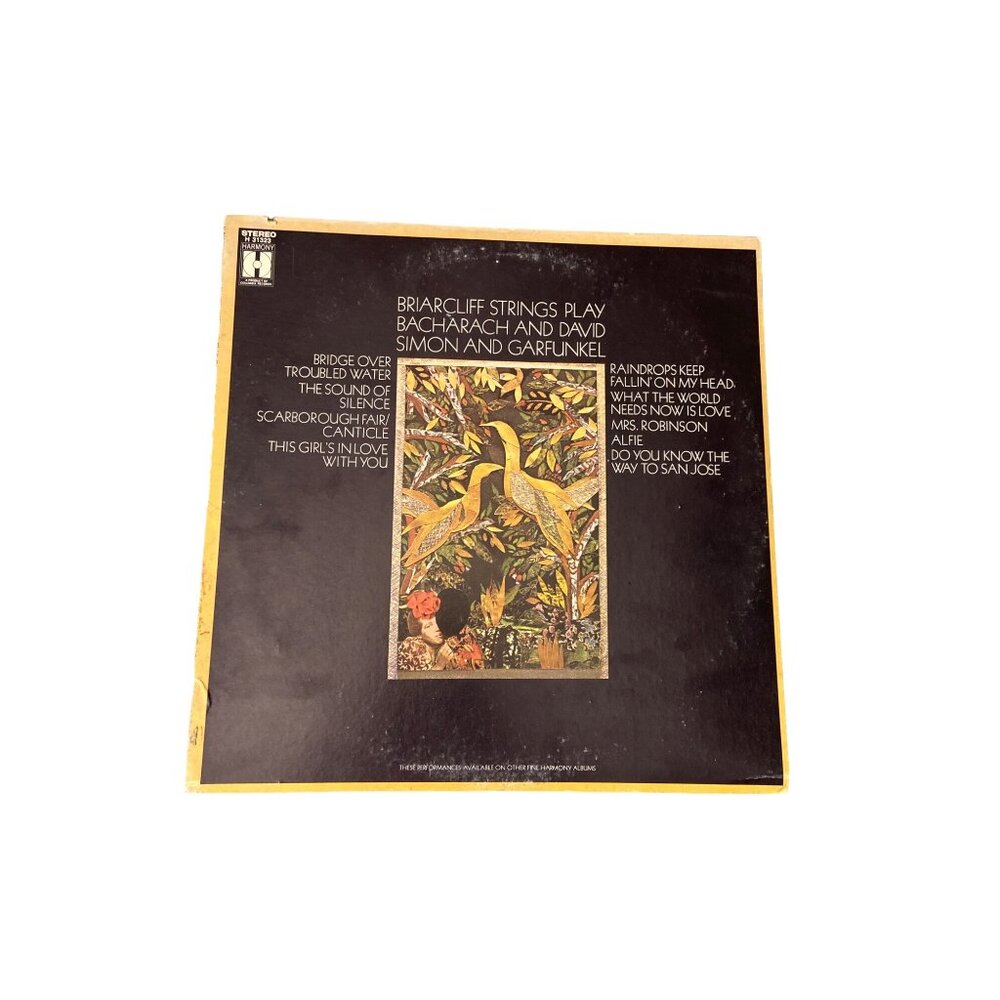 Vintage Briarcliff Strings Play Simon Garfunkel LP Vinyl LP 1972 Record